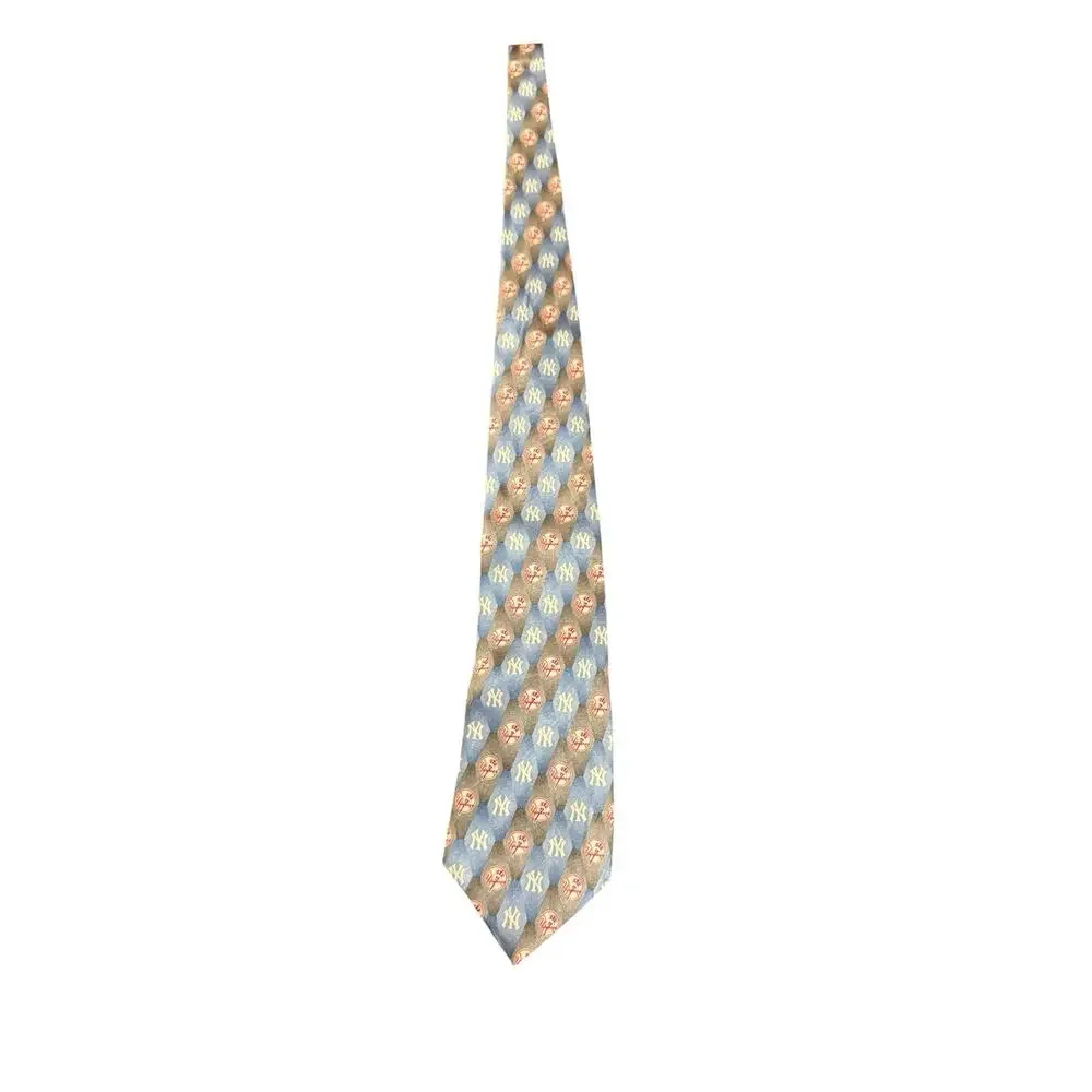 Eagle Wings MLB New York Yankees Baseball Logo Novelty Vintage Silk Necktie